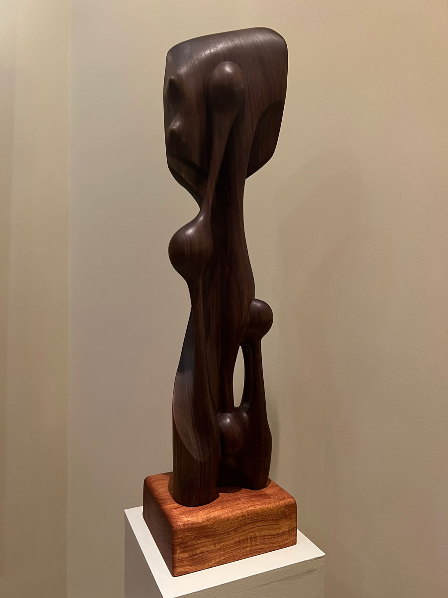 Fermin Castro sculpting in his studio 1